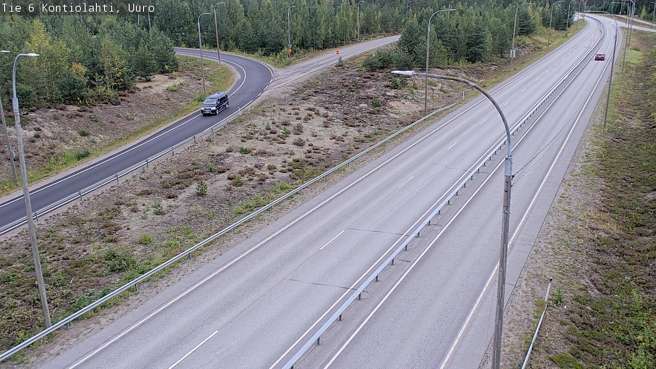 Weather Camera Image Väg 6 Kontiolax, Uuro, Kontiolahti, Pohjois-Karjala
