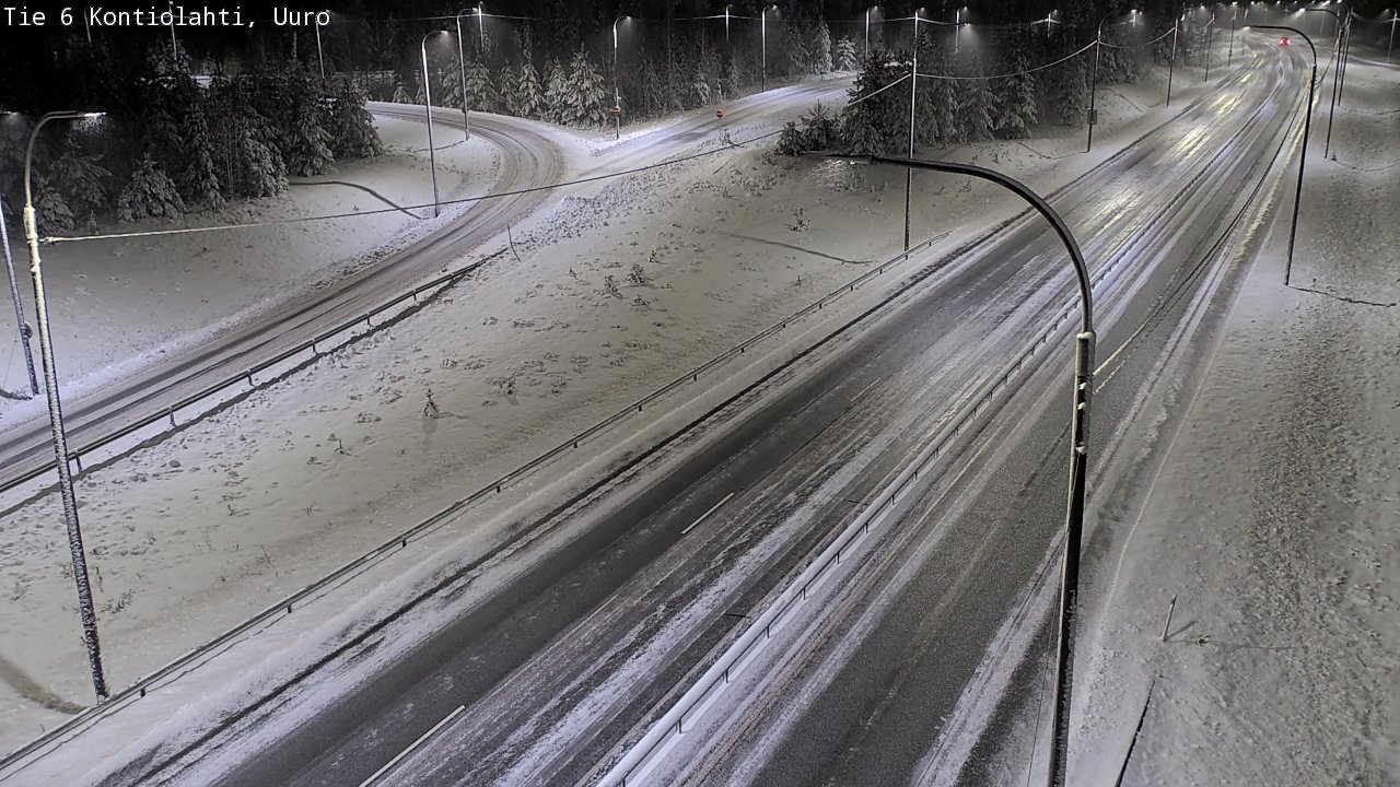 Weather Camera Image Väg 6 Kontiolax, Uuro, Kontiolahti, Pohjois-Karjala