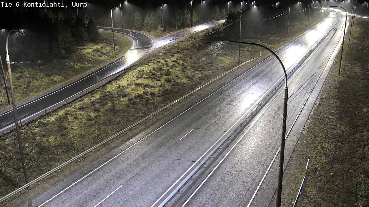 Weather Camera Image Road 6 Kontiolahti, Uuro, Kontiolahti, Pohjois-Karjala
