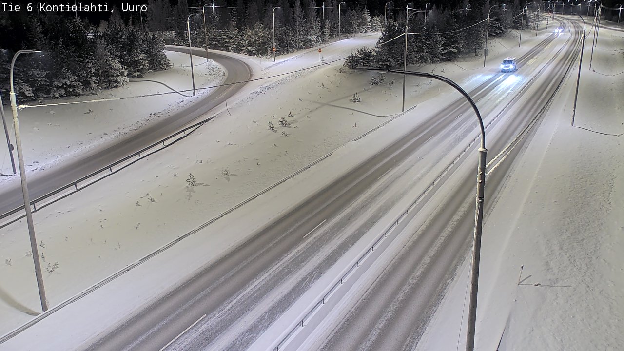 Weather Camera Image Road 6 Kontiolahti, Uuro, Kontiolahti, Pohjois-Karjala