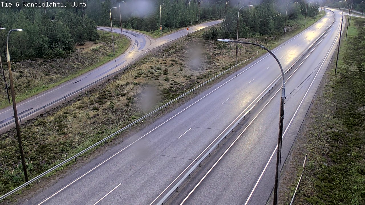 Kelikamerat Kuva Tie 6 Kontiolahti, Uuro, Kontiolahti, Pohjois-Karjala