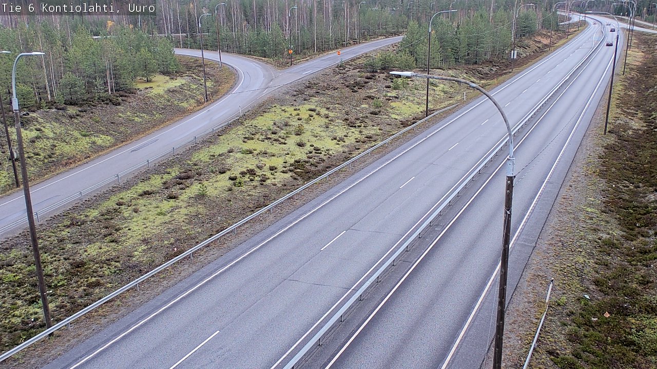 Kelikamerat Kuva Tie 6 Kontiolahti, Uuro, Kontiolahti, Pohjois-Karjala