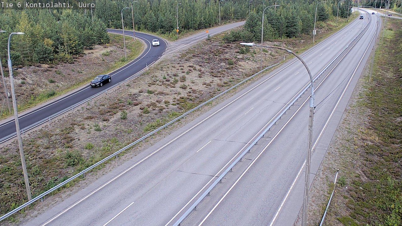 Kelikamerat Kuva Tie 6 Kontiolahti, Uuro, Kontiolahti, Pohjois-Karjala