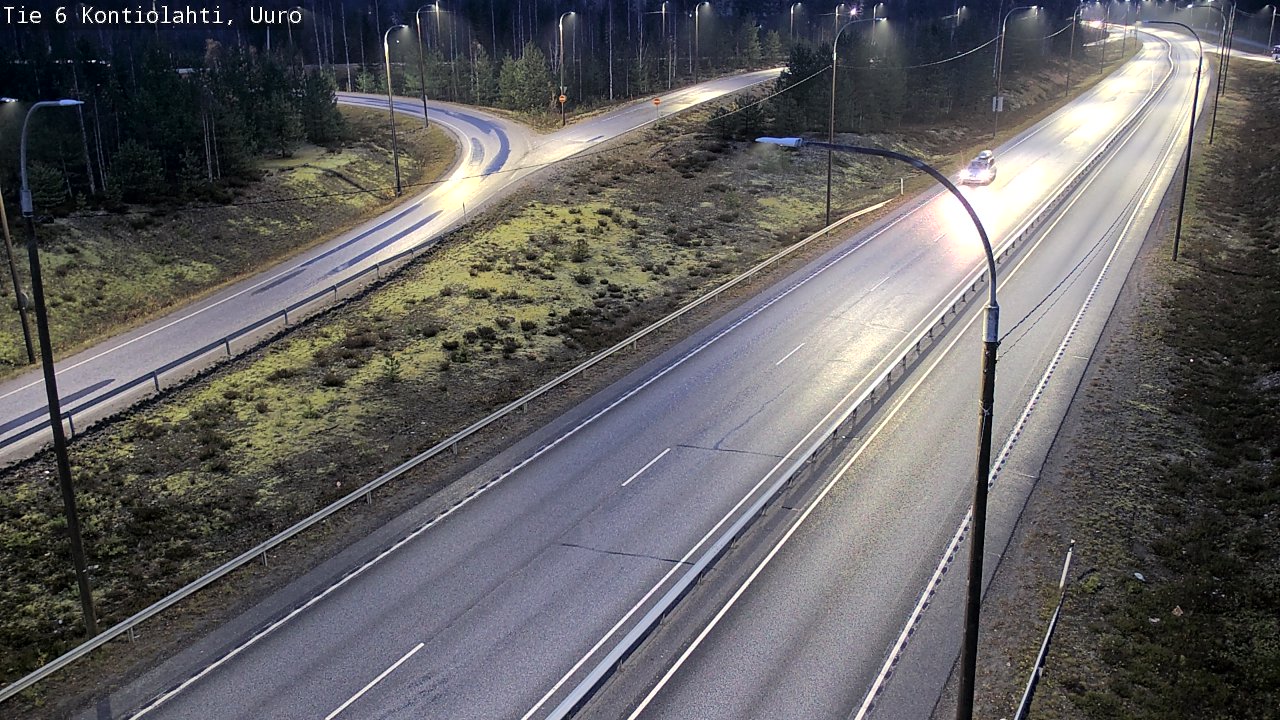 Kelikamerat Kuva Tie 6 Kontiolahti, Uuro, Kontiolahti, Pohjois-Karjala