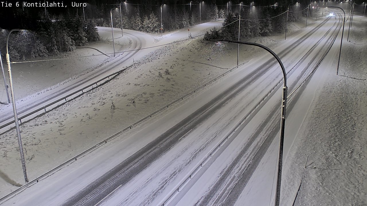 Kelikamerat Kuva Tie 6 Kontiolahti, Uuro, Kontiolahti, Pohjois-Karjala