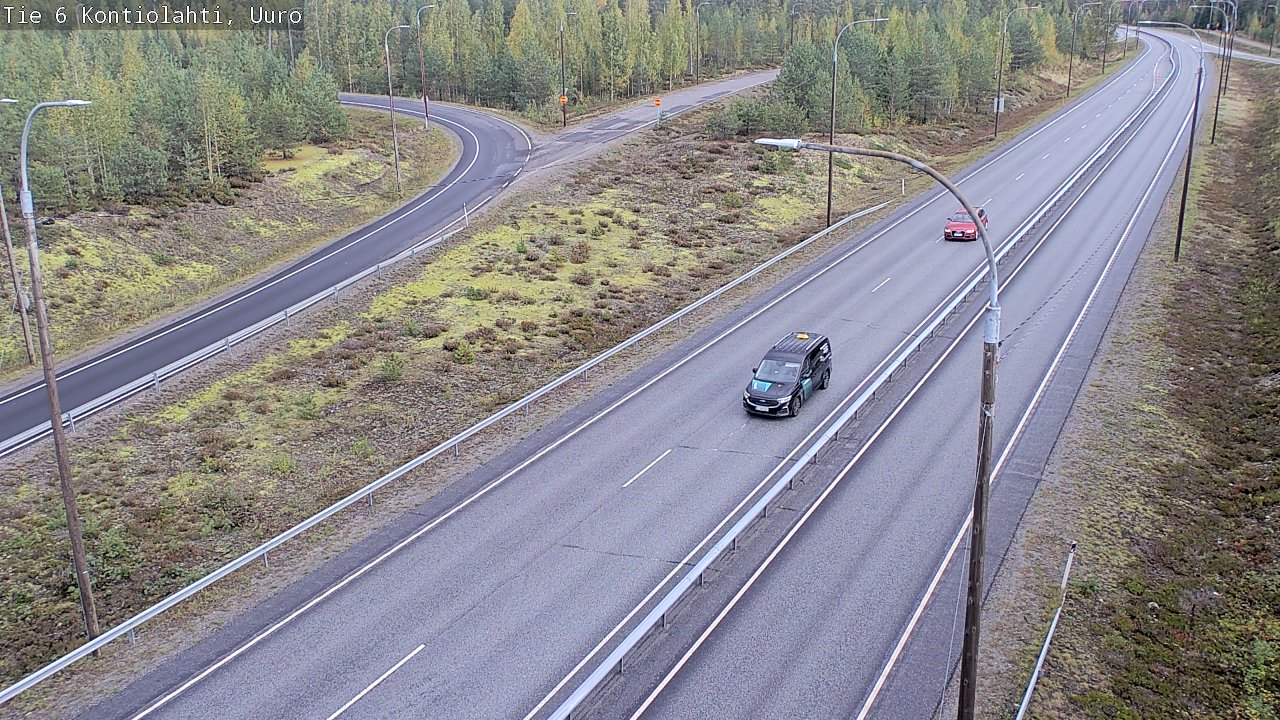 Kelikamerat Kuva Tie 6 Kontiolahti, Uuro, Kontiolahti, Pohjois-Karjala
