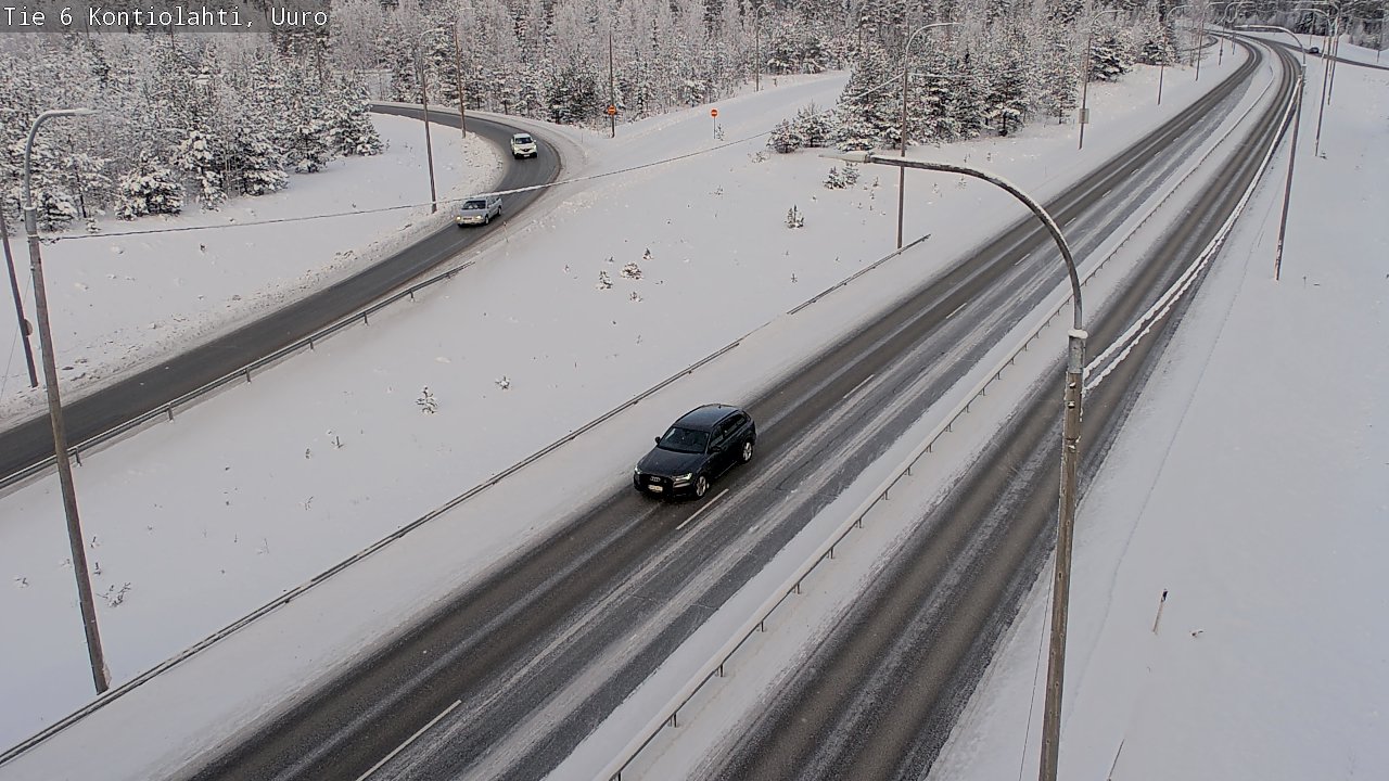 Weather Camera Image Road 6 Kontiolahti, Uuro, Kontiolahti, Pohjois-Karjala