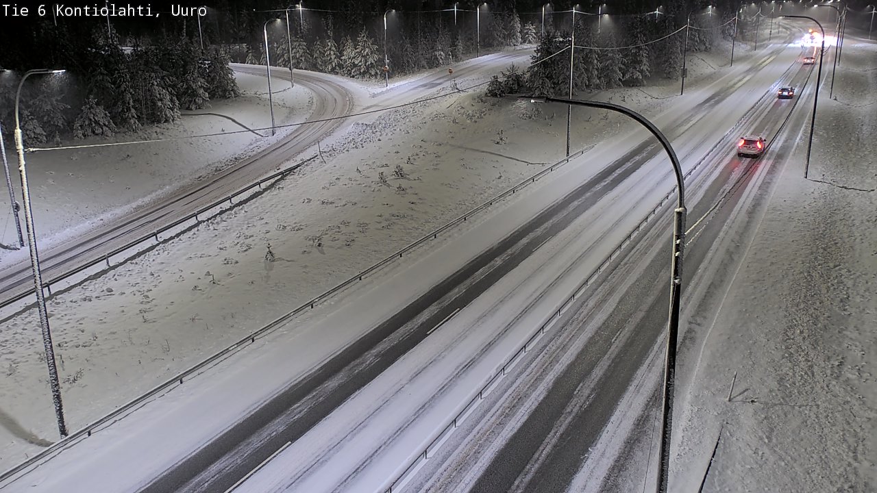 Weather Camera Image Väg 6 Kontiolax, Uuro, Kontiolahti, Pohjois-Karjala