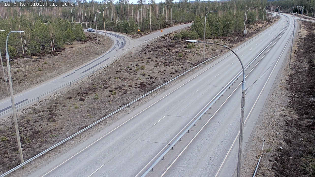 Kelikamerat Kuva Tie 6 Kontiolahti, Uuro, Kontiolahti, Pohjois-Karjala