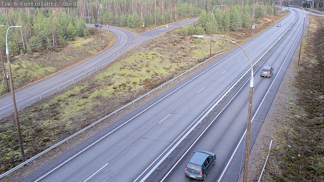 Kelikamerat Kuva Tie 6 Kontiolahti, Uuro, Kontiolahti, Pohjois-Karjala
