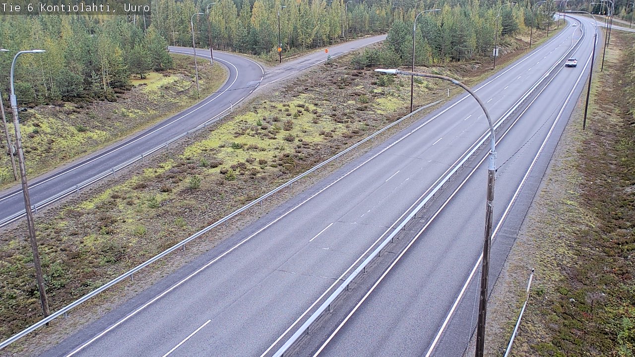 Kelikamerat Kuva Tie 6 Kontiolahti, Uuro, Kontiolahti, Pohjois-Karjala