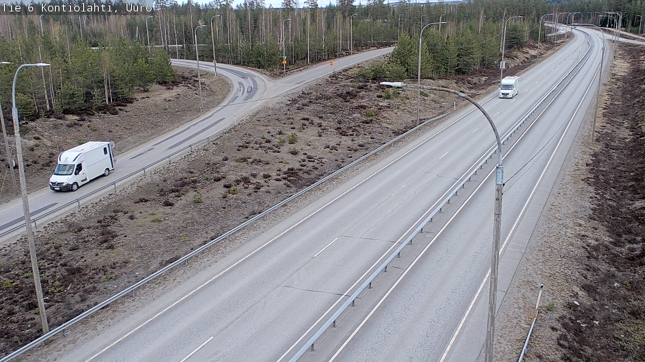 Kelikamerat Kuva Tie 6 Kontiolahti, Uuro, Kontiolahti, Pohjois-Karjala