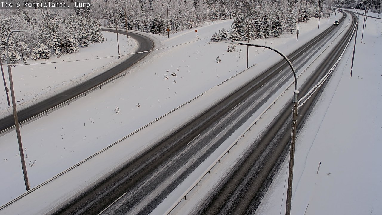Weather Camera Image Road 6 Kontiolahti, Uuro, Kontiolahti, Pohjois-Karjala