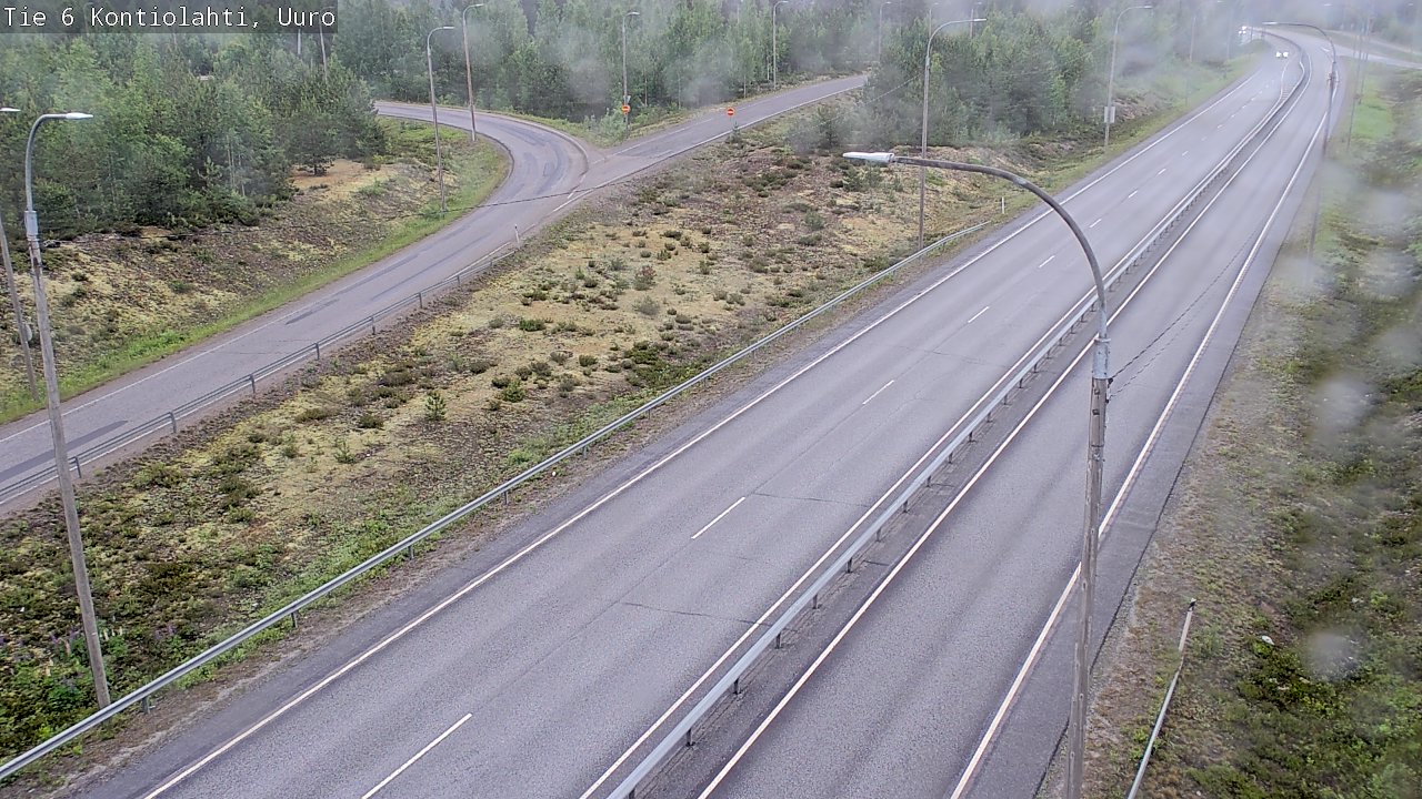 Kelikamerat Kuva Tie 6 Kontiolahti, Uuro, Kontiolahti, Pohjois-Karjala