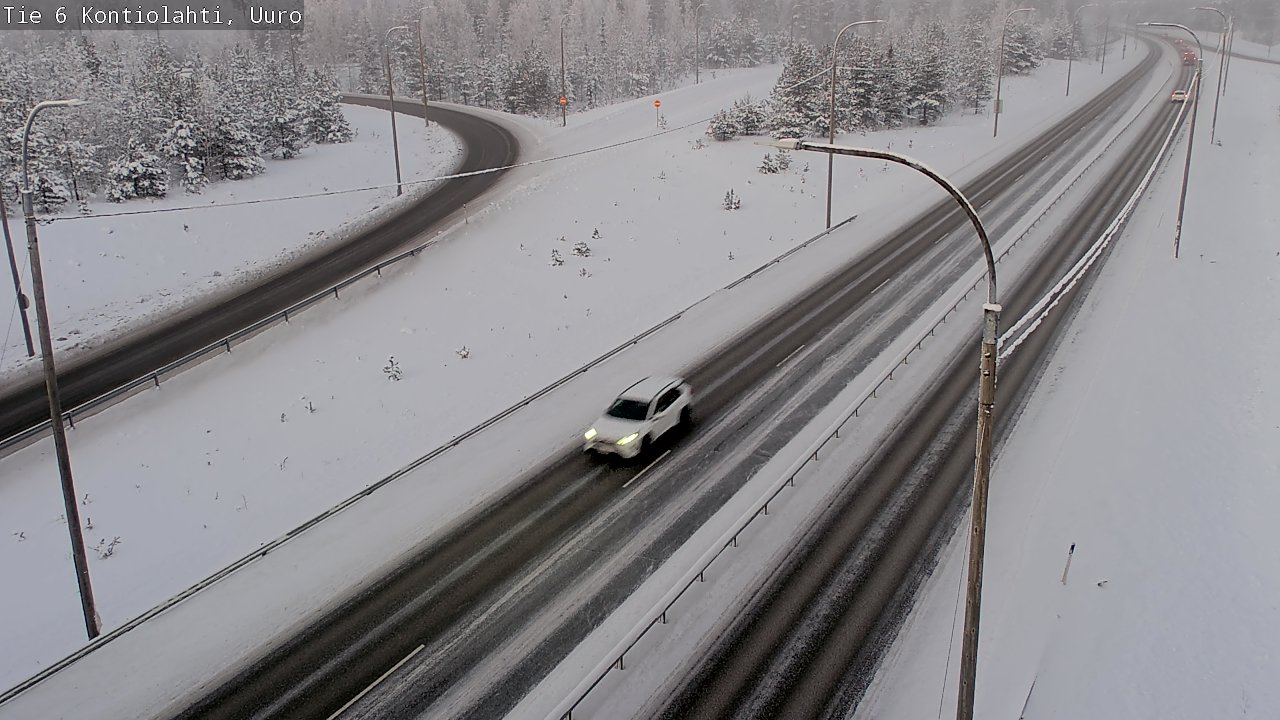 Weather Camera Image Road 6 Kontiolahti, Uuro, Kontiolahti, Pohjois-Karjala