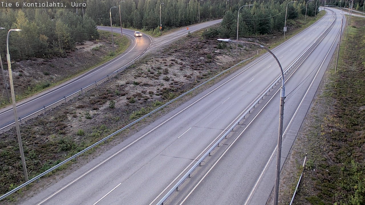 Kelikamerat Kuva Tie 6 Kontiolahti, Uuro, Kontiolahti, Pohjois-Karjala
