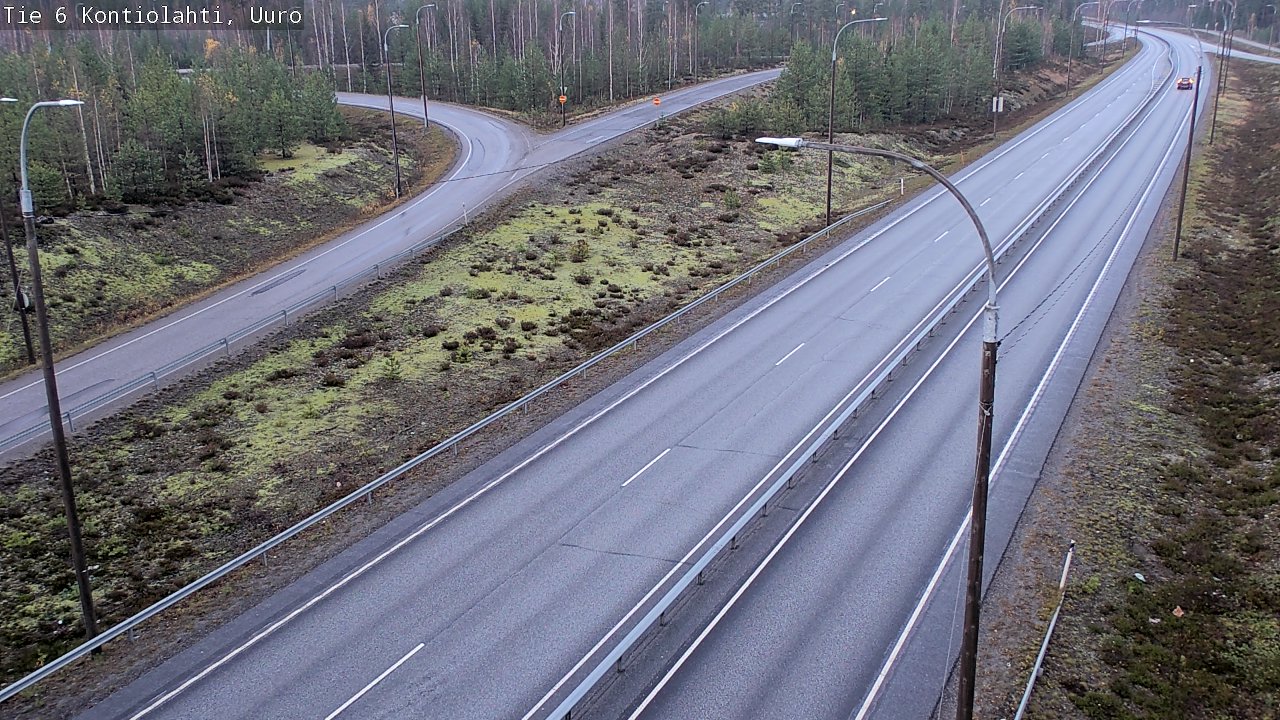 Kelikamerat Kuva Tie 6 Kontiolahti, Uuro, Kontiolahti, Pohjois-Karjala