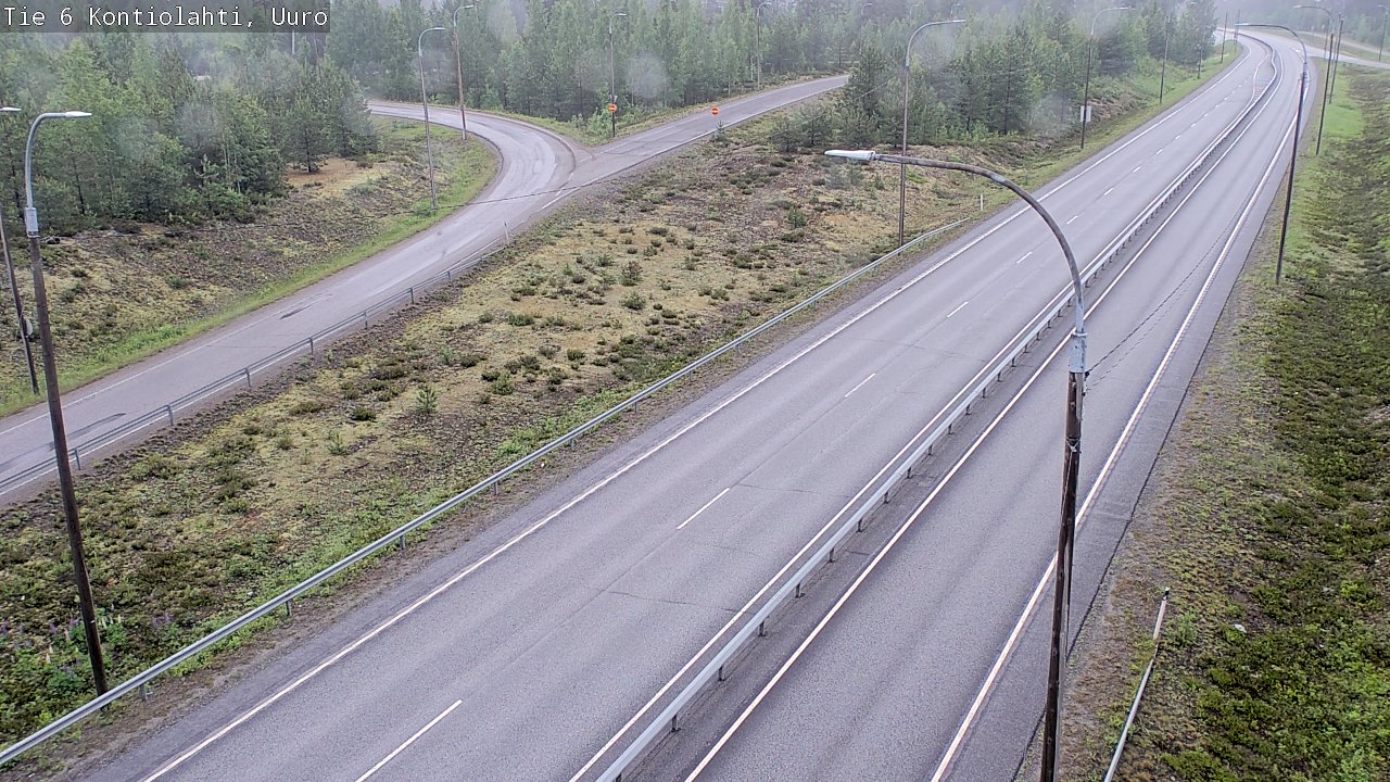 Kelikamerat Kuva Tie 6 Kontiolahti, Uuro, Kontiolahti, Pohjois-Karjala