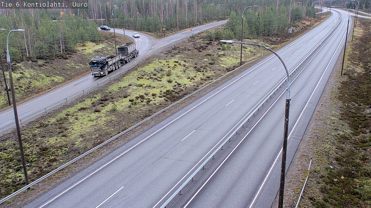 Kelikamerat Kuva Tie 6 Kontiolahti, Uuro, Kontiolahti, Pohjois-Karjala