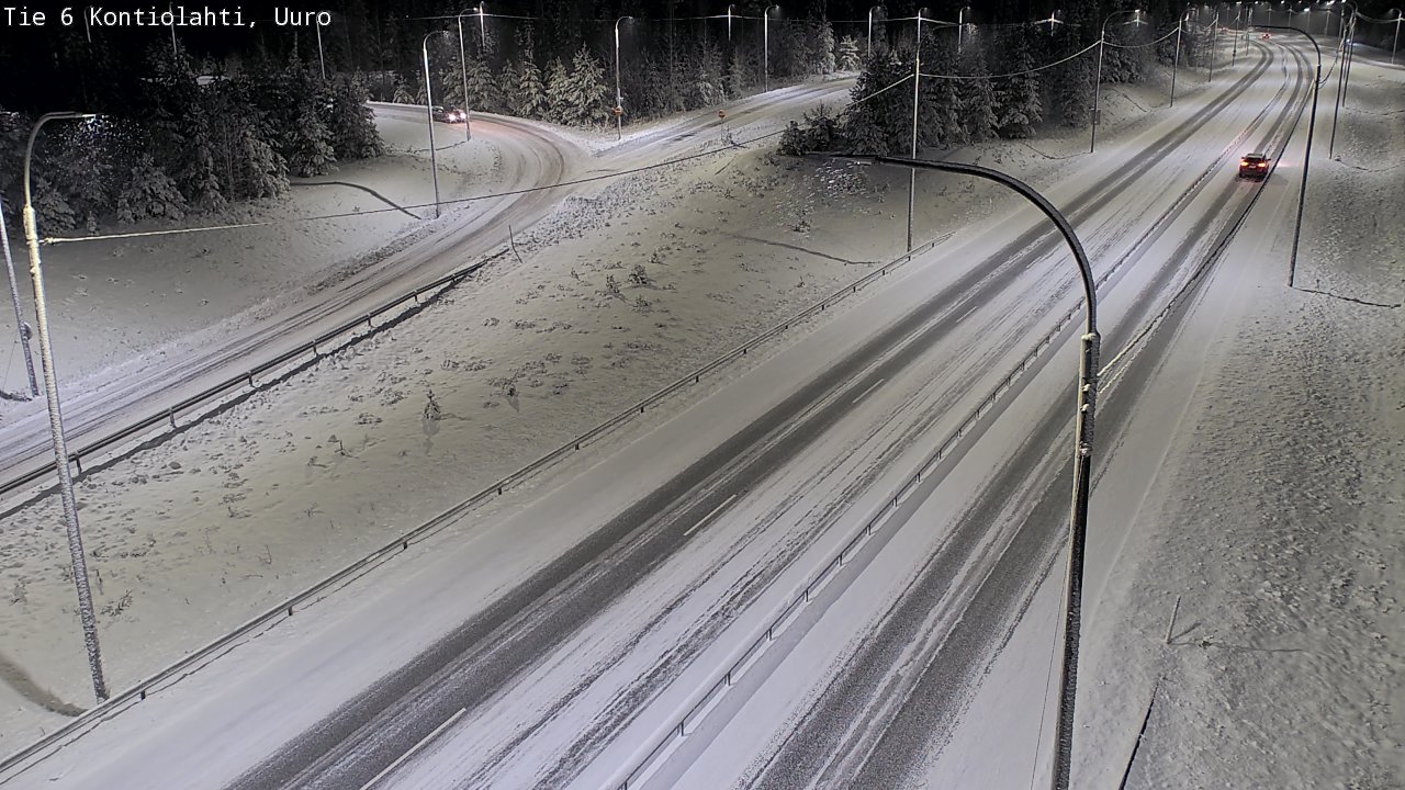 Kelikamerat Kuva Tie 6 Kontiolahti, Uuro, Kontiolahti, Pohjois-Karjala