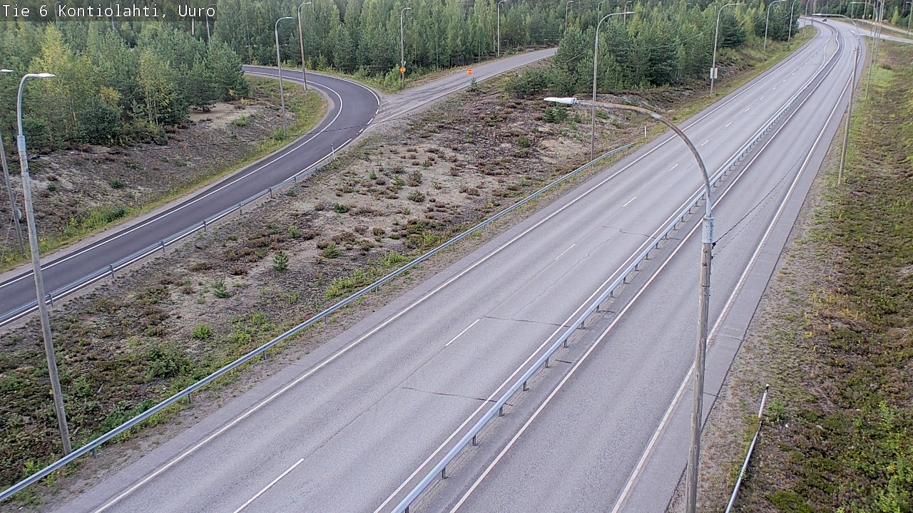 Kelikamerat Kuva Tie 6 Kontiolahti, Uuro, Kontiolahti, Pohjois-Karjala