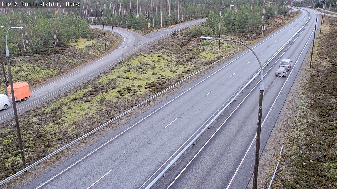 Kelikamerat Kuva Tie 6 Kontiolahti, Uuro, Kontiolahti, Pohjois-Karjala