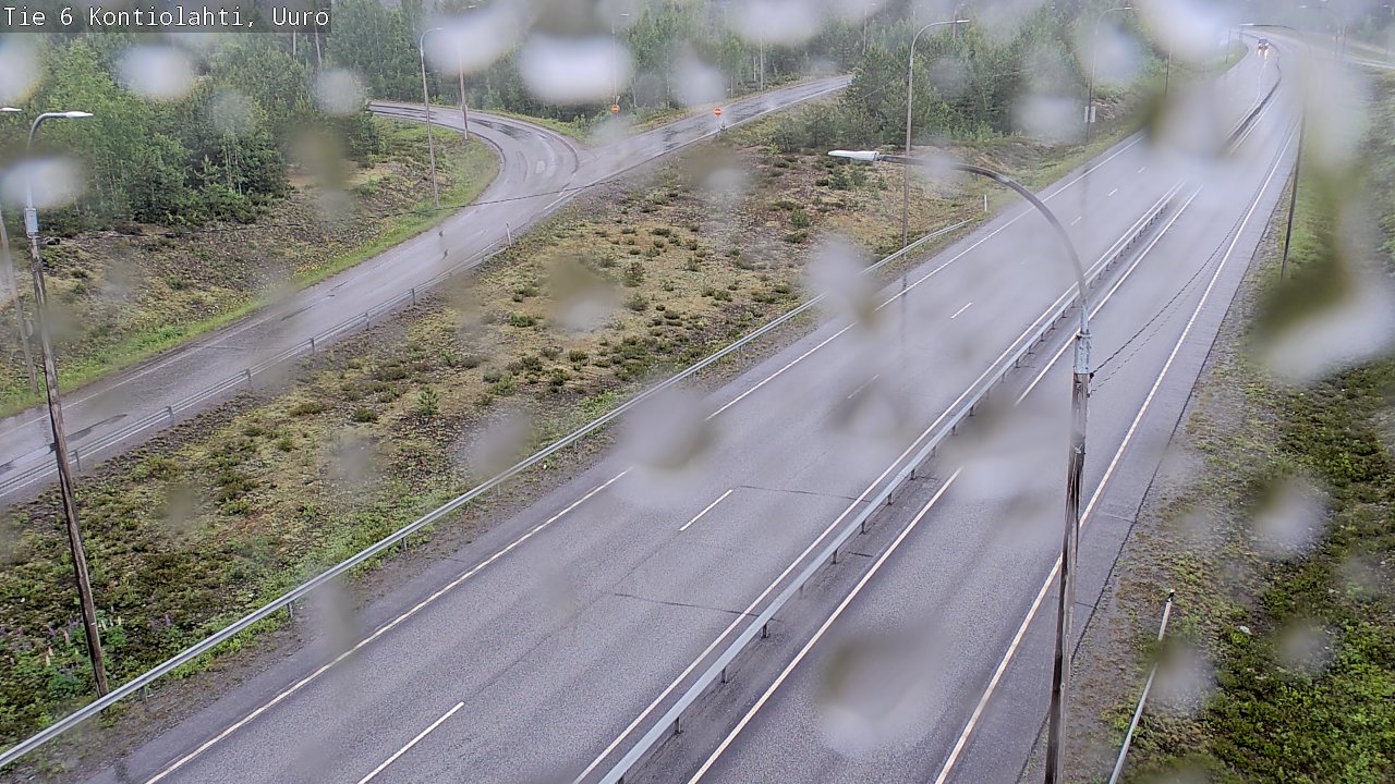 Weather Camera Image Road 6 Kontiolahti, Uuro, Kontiolahti, Pohjois-Karjala