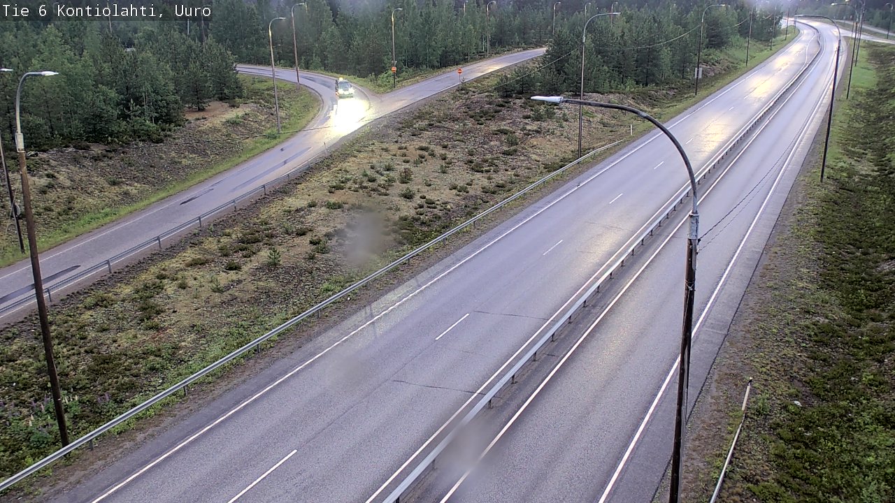 Kelikamerat Kuva Tie 6 Kontiolahti, Uuro, Kontiolahti, Pohjois-Karjala