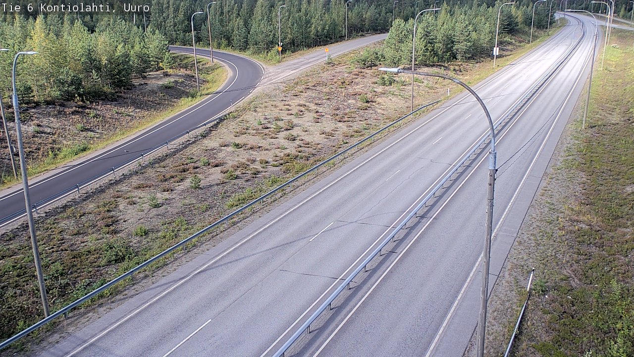 Kelikamerat Kuva Tie 6 Kontiolahti, Uuro, Kontiolahti, Pohjois-Karjala