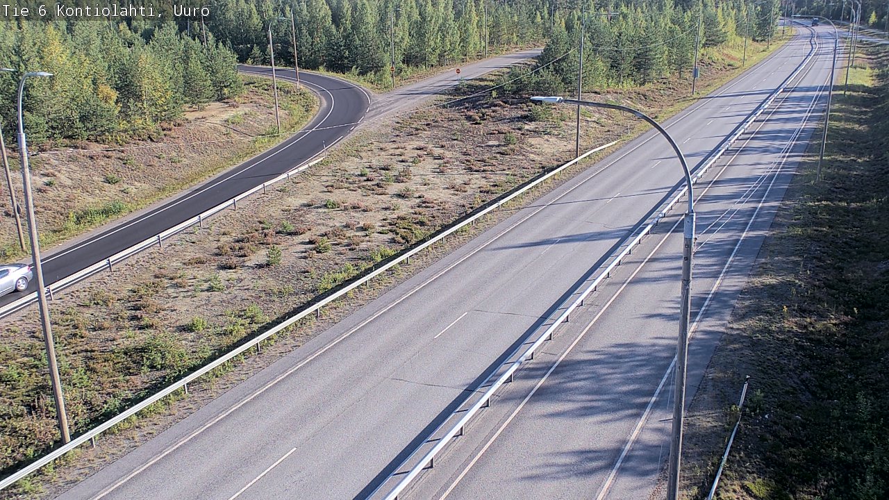 Weather Camera Image Road 6 Kontiolahti, Uuro, Kontiolahti, Pohjois-Karjala