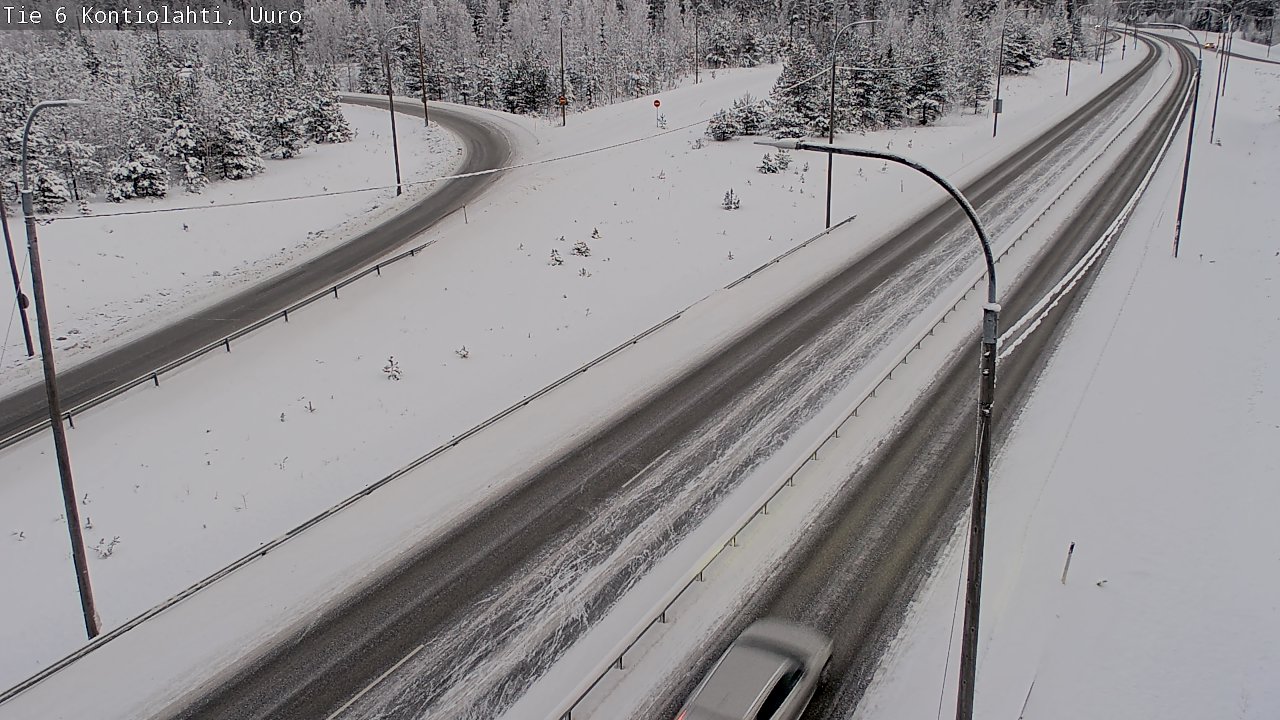 Weather Camera Image Road 6 Kontiolahti, Uuro, Kontiolahti, Pohjois-Karjala