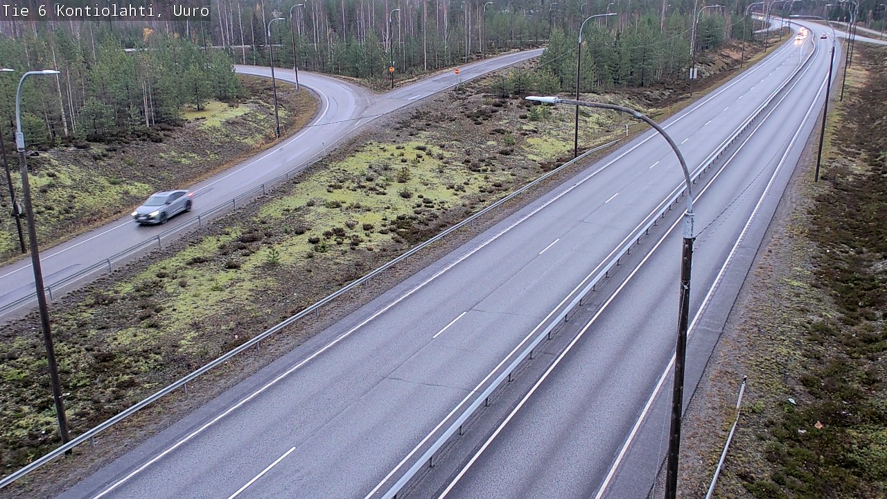 Kelikamerat Kuva Tie 6 Kontiolahti, Uuro, Kontiolahti, Pohjois-Karjala