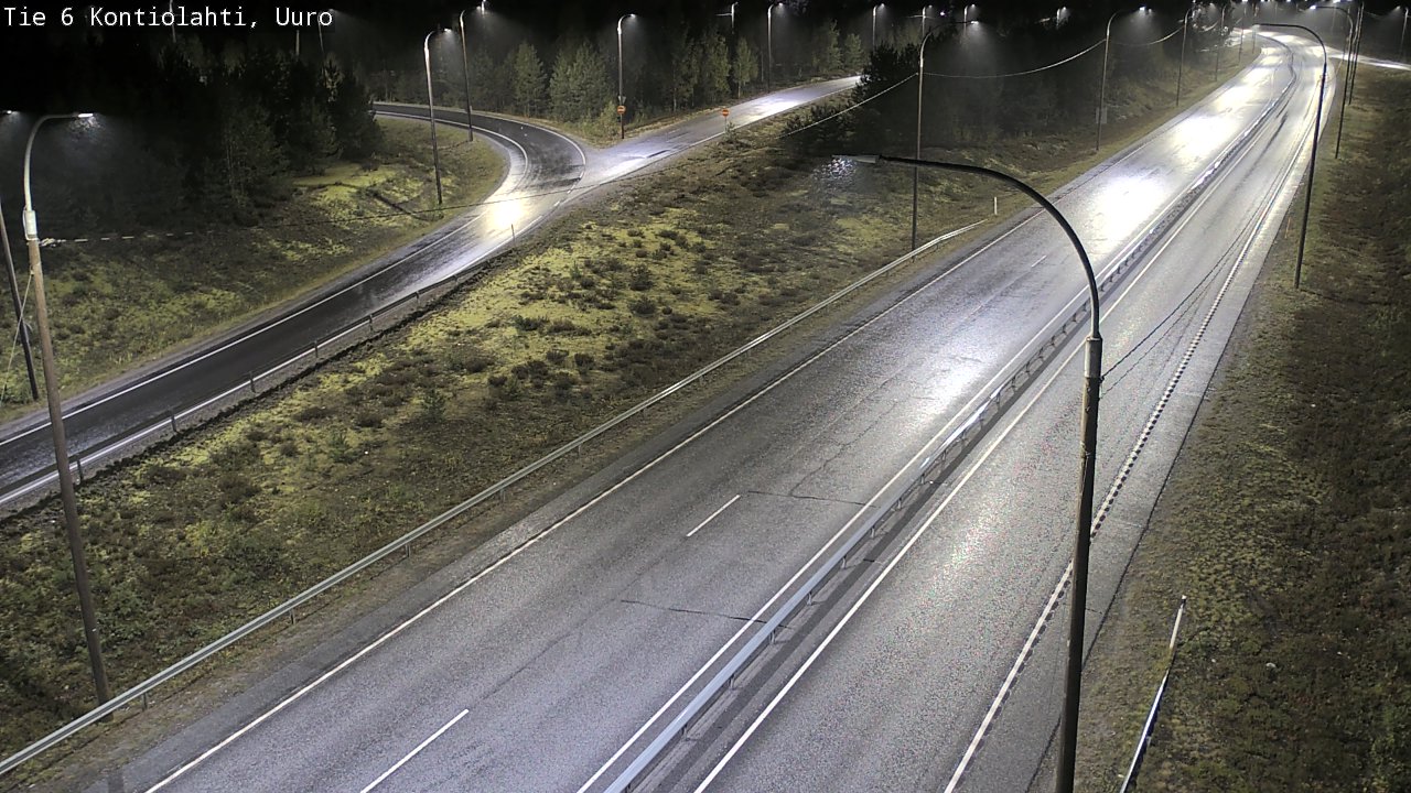 Weather Camera Image Road 6 Kontiolahti, Uuro, Kontiolahti, Pohjois-Karjala