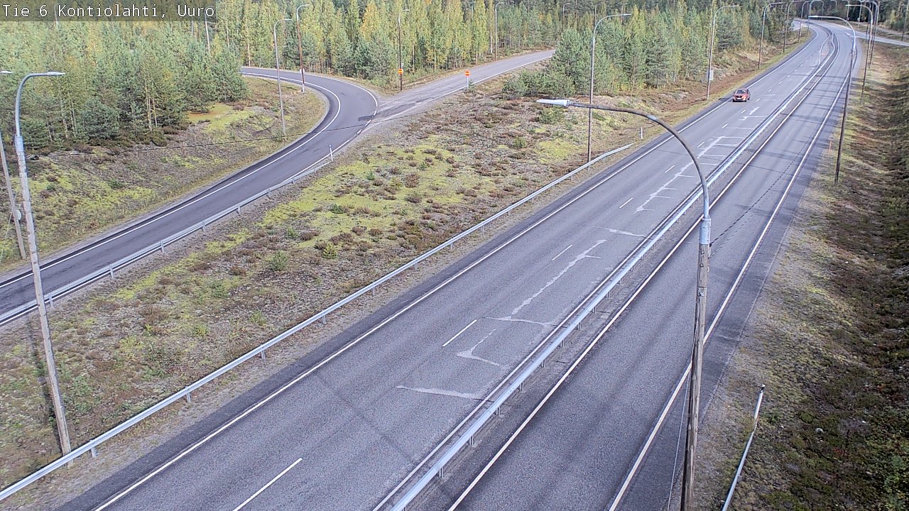 Kelikamerat Kuva Tie 6 Kontiolahti, Uuro, Kontiolahti, Pohjois-Karjala