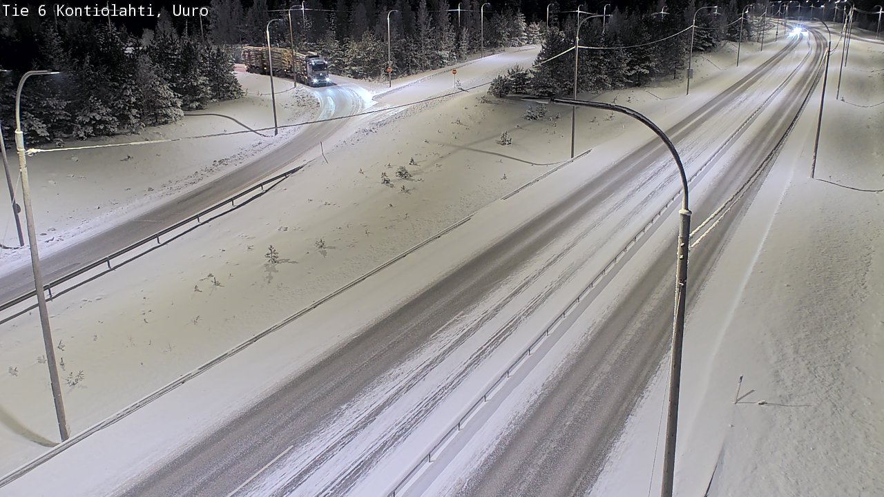 Kelikamerat Kuva Tie 6 Kontiolahti, Uuro, Kontiolahti, Pohjois-Karjala