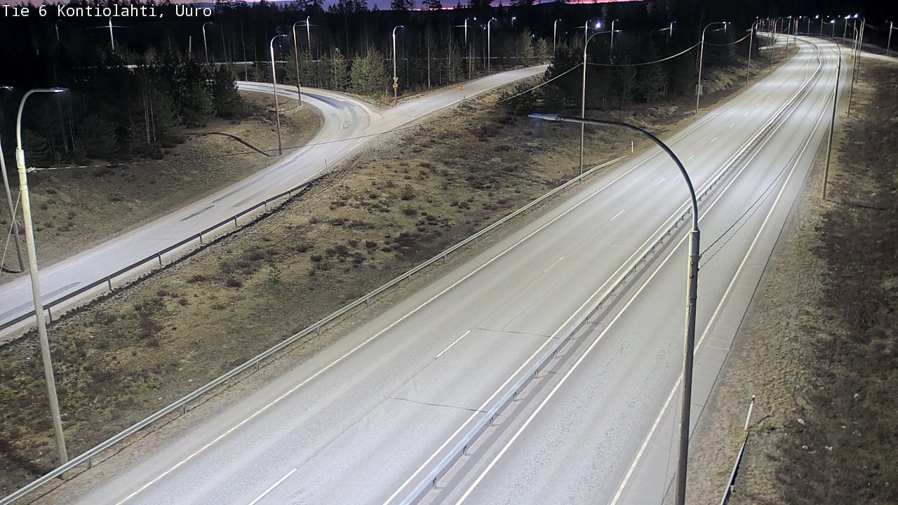 Kelikamerat Kuva Tie 6 Kontiolahti, Uuro, Kontiolahti, Pohjois-Karjala
