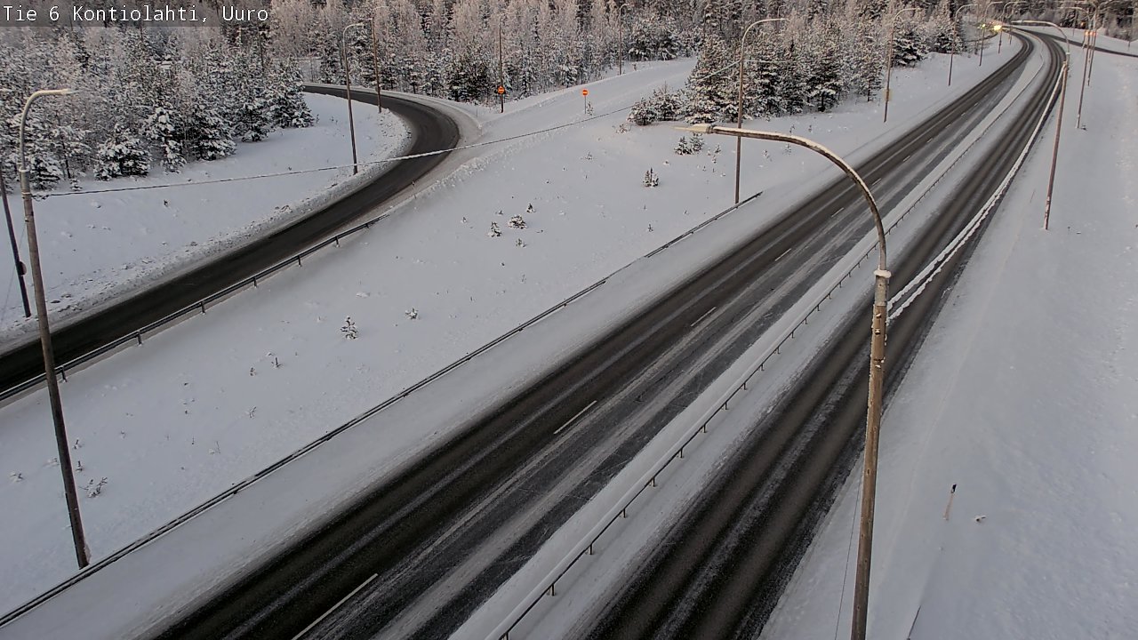 Kelikamerat Kuva Tie 6 Kontiolahti, Uuro, Kontiolahti, Pohjois-Karjala