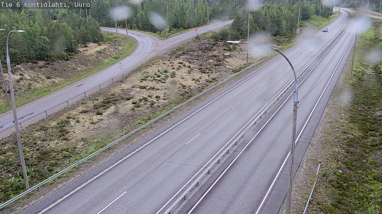 Kelikamerat Kuva Tie 6 Kontiolahti, Uuro, Kontiolahti, Pohjois-Karjala