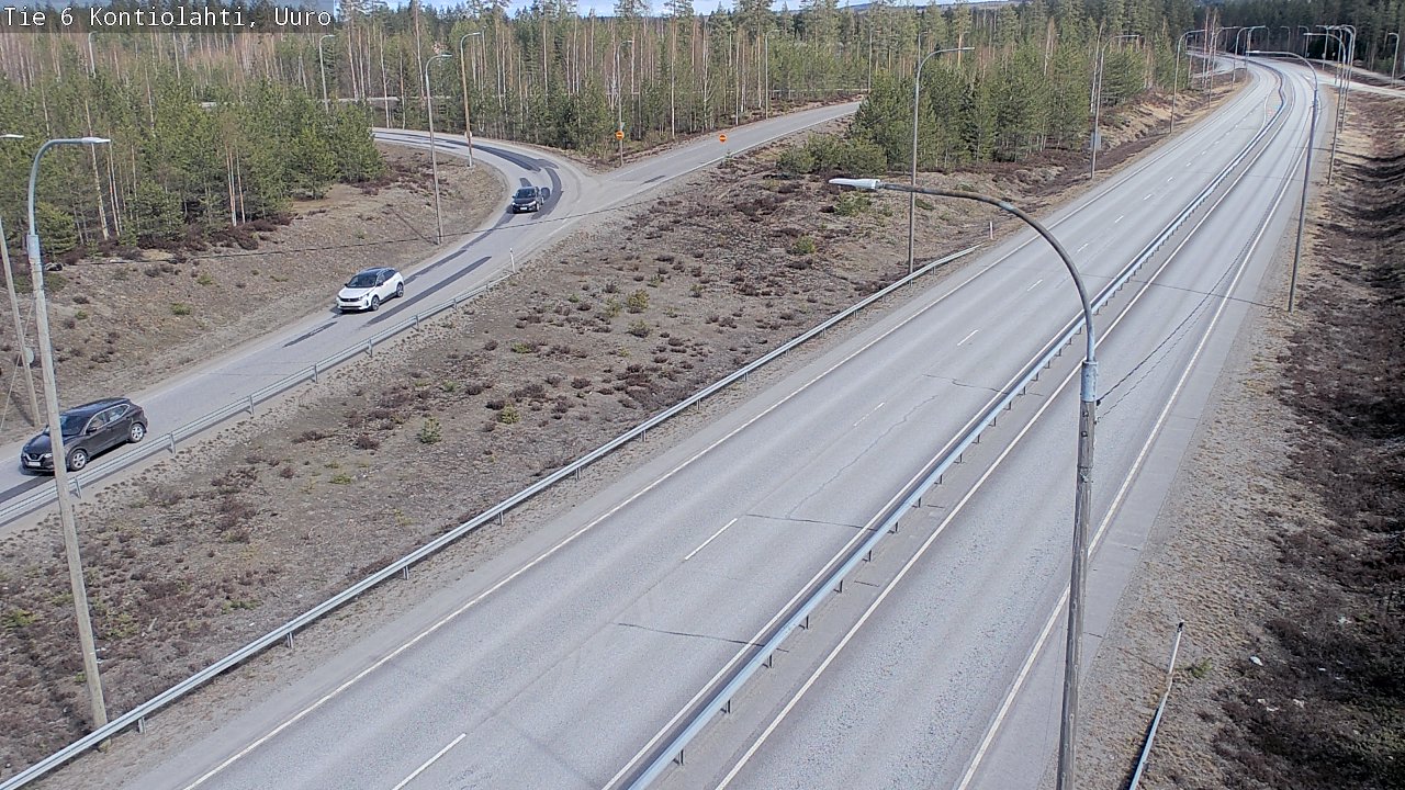 Kelikamerat Kuva Tie 6 Kontiolahti, Uuro, Kontiolahti, Pohjois-Karjala