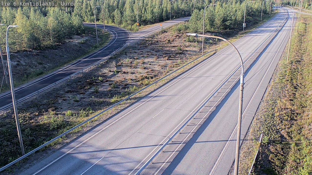 Kelikamerat Kuva Tie 6 Kontiolahti, Uuro, Kontiolahti, Pohjois-Karjala