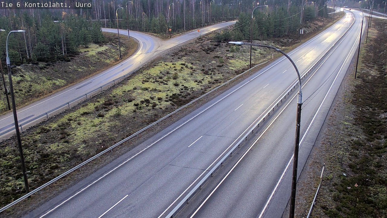 Kelikamerat Kuva Tie 6 Kontiolahti, Uuro, Kontiolahti, Pohjois-Karjala