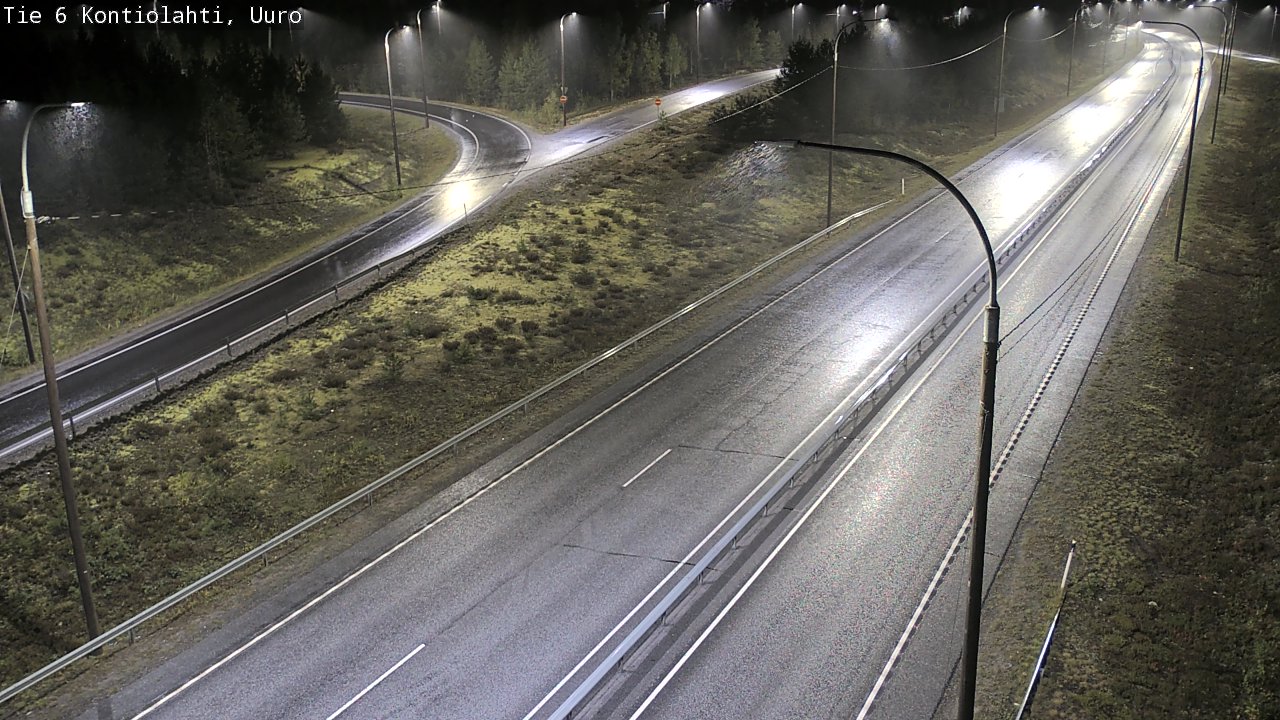 Weather Camera Image Road 6 Kontiolahti, Uuro, Kontiolahti, Pohjois-Karjala