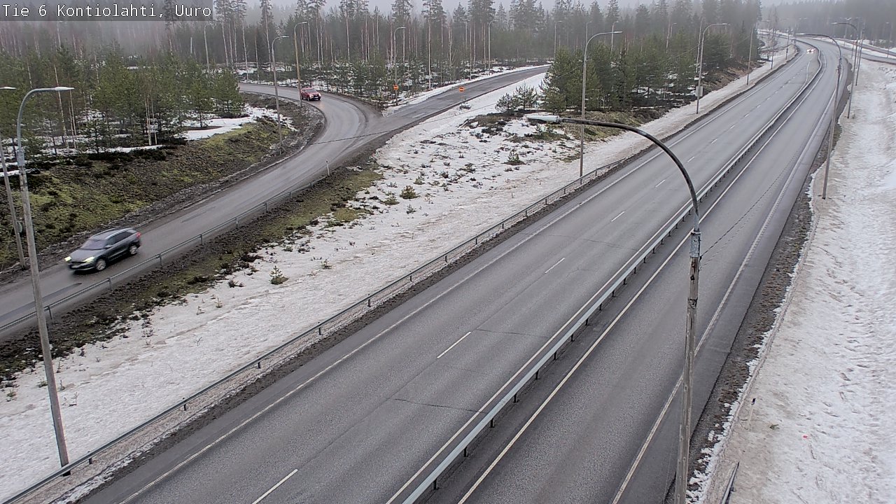 Kelikamerat Kuva Tie 6 Kontiolahti, Uuro, Kontiolahti, Pohjois-Karjala