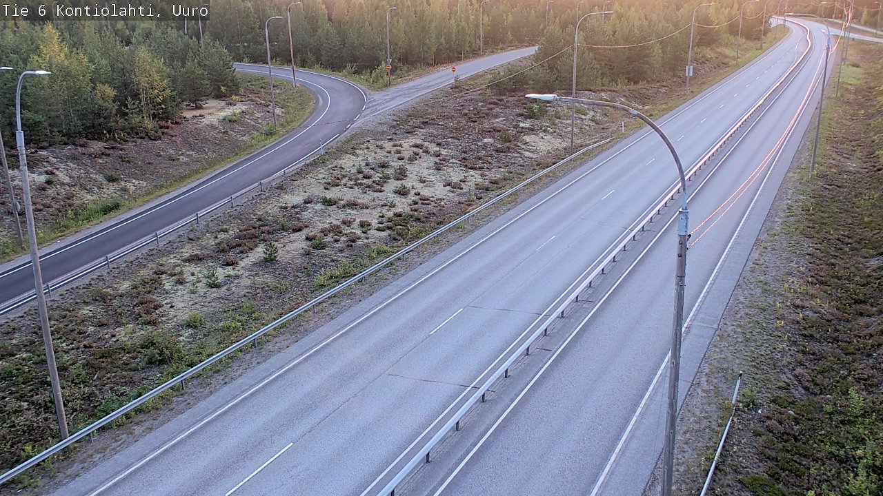 Kelikamerat Kuva Tie 6 Kontiolahti, Uuro, Kontiolahti, Pohjois-Karjala