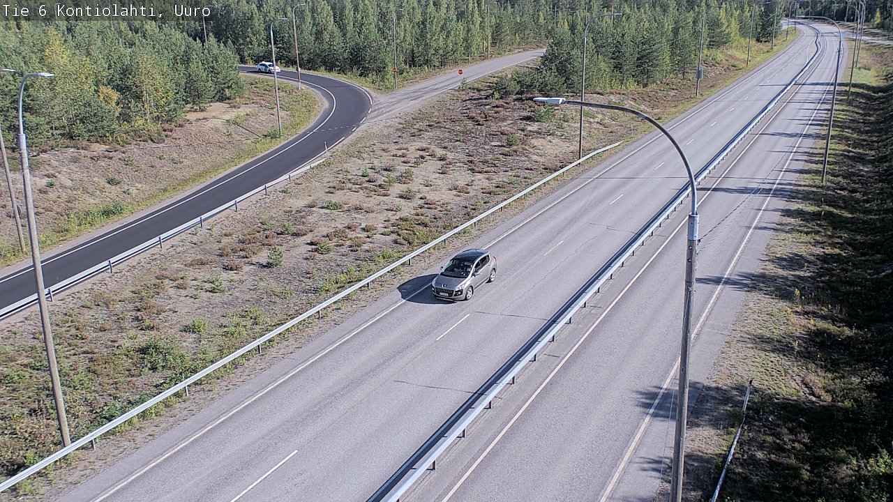 Weather Camera Image Road 6 Kontiolahti, Uuro, Kontiolahti, Pohjois-Karjala