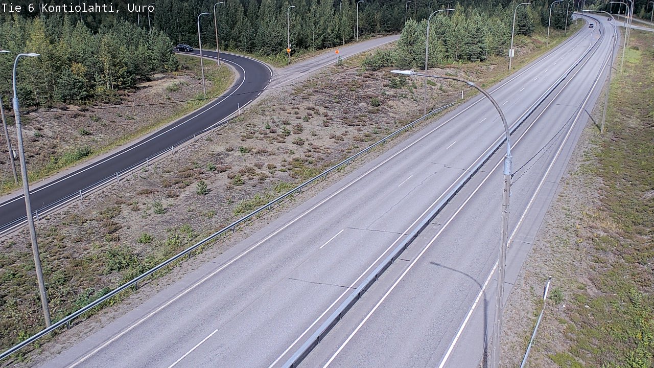 Kelikamerat Kuva Tie 6 Kontiolahti, Uuro, Kontiolahti, Pohjois-Karjala