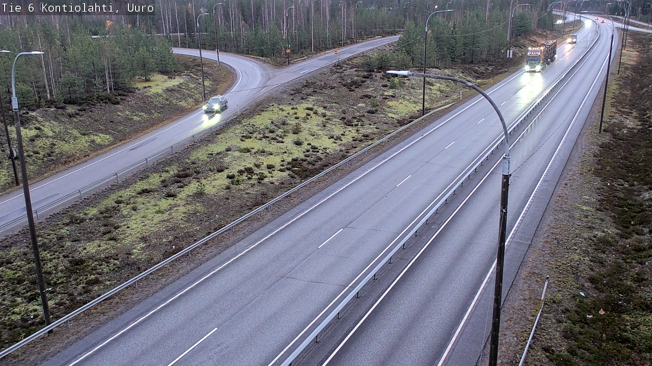 Kelikamerat Kuva Tie 6 Kontiolahti, Uuro, Kontiolahti, Pohjois-Karjala