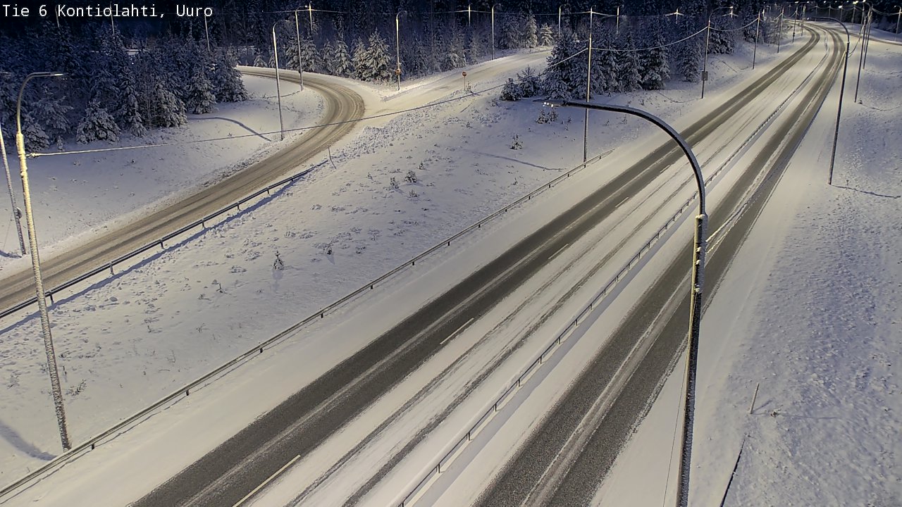 Kelikamerat Kuva Tie 6 Kontiolahti, Uuro, Kontiolahti, Pohjois-Karjala