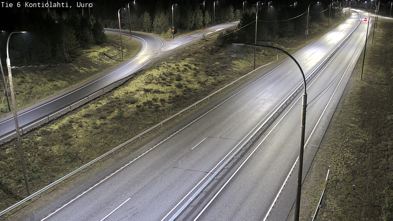 Weather Camera Image Road 6 Kontiolahti, Uuro, Kontiolahti, Pohjois-Karjala