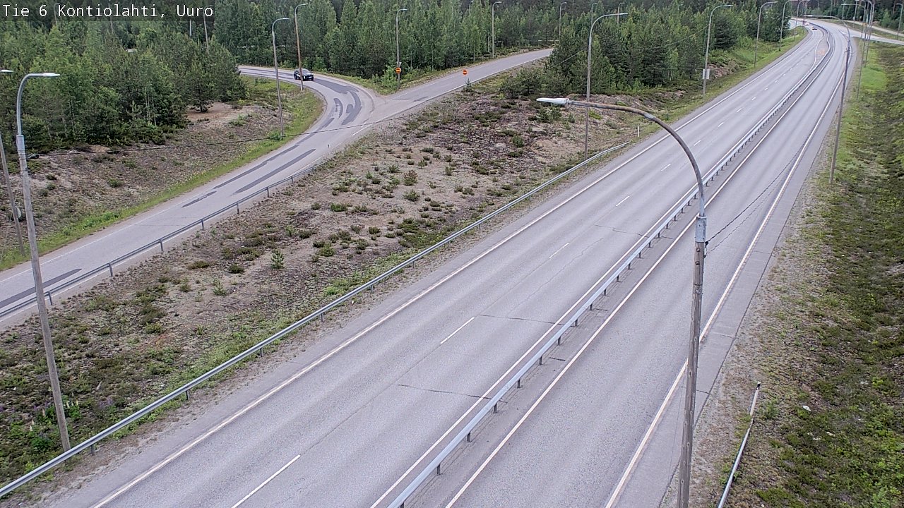 Kelikamerat Kuva Tie 6 Kontiolahti, Uuro, Kontiolahti, Pohjois-Karjala